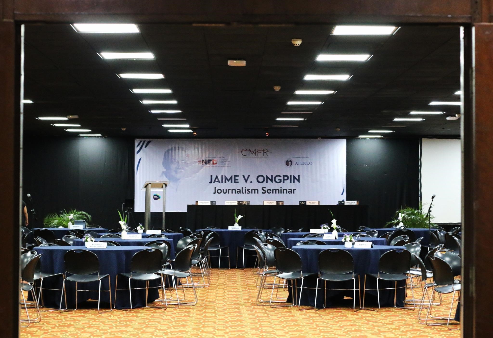 TP Attends CMFR’s Jaime V. Ongpin Journalism Seminar 2023