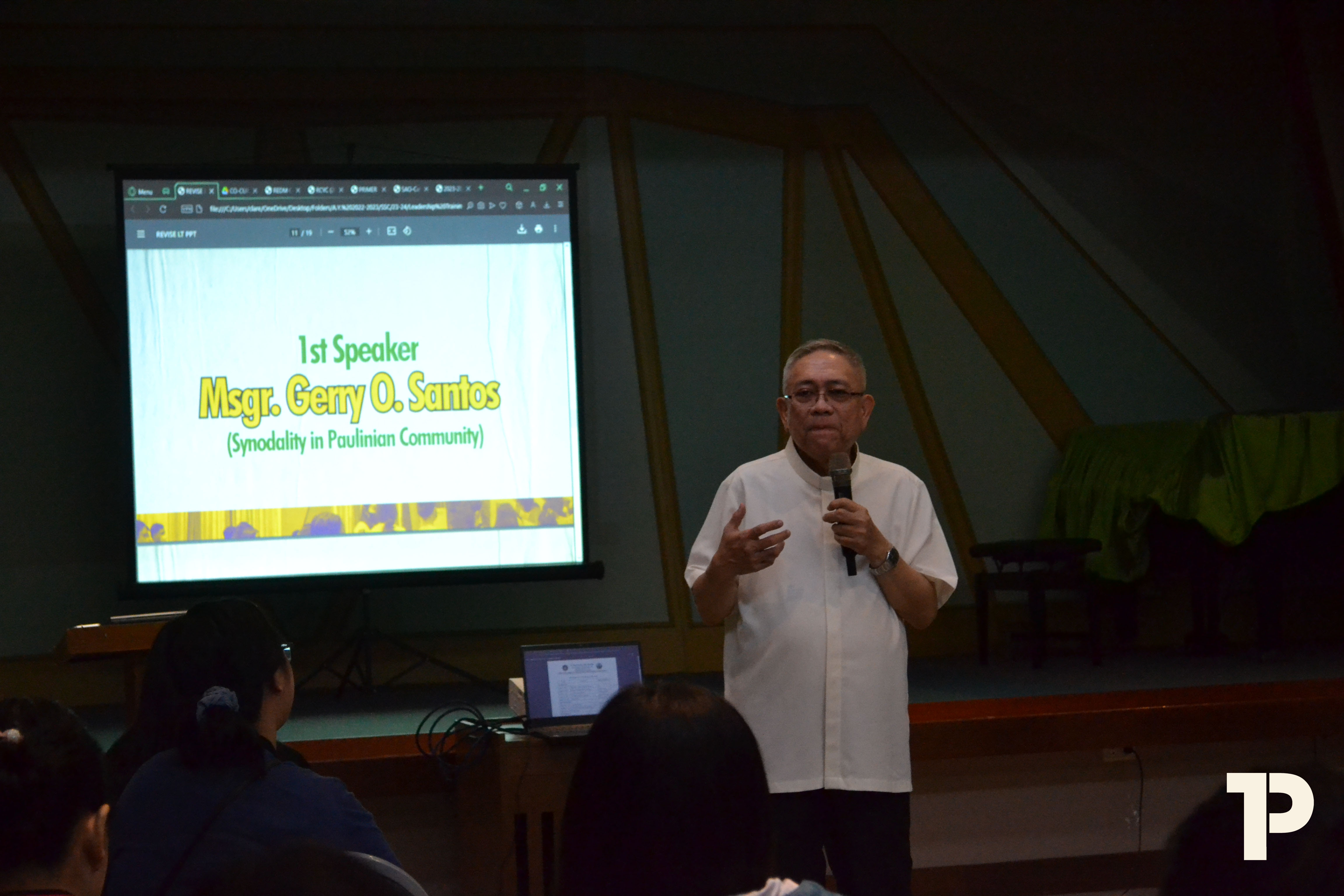 Msgr. Santos on Synodality in Paulinian Community