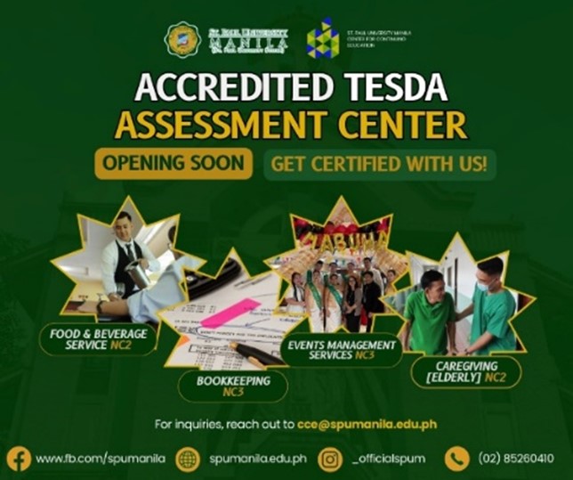 SPUM an accredited TESDA Assessment Center